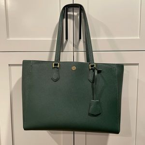 Tory Burch laptop bag or large purse.